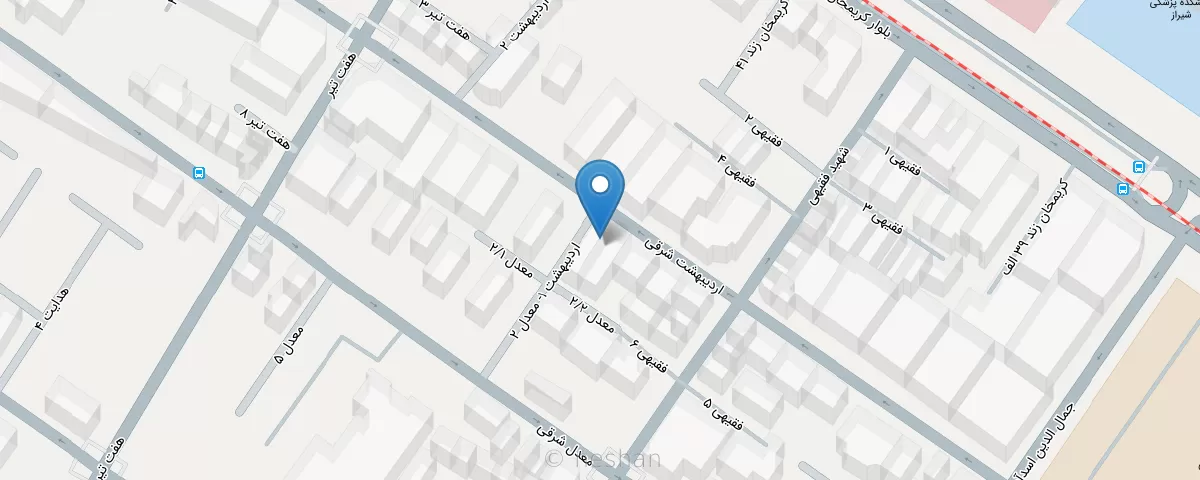 نقشه مطب