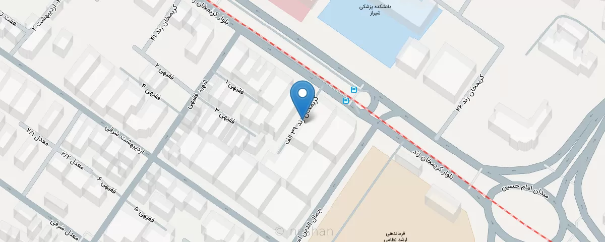 نقشه مطب