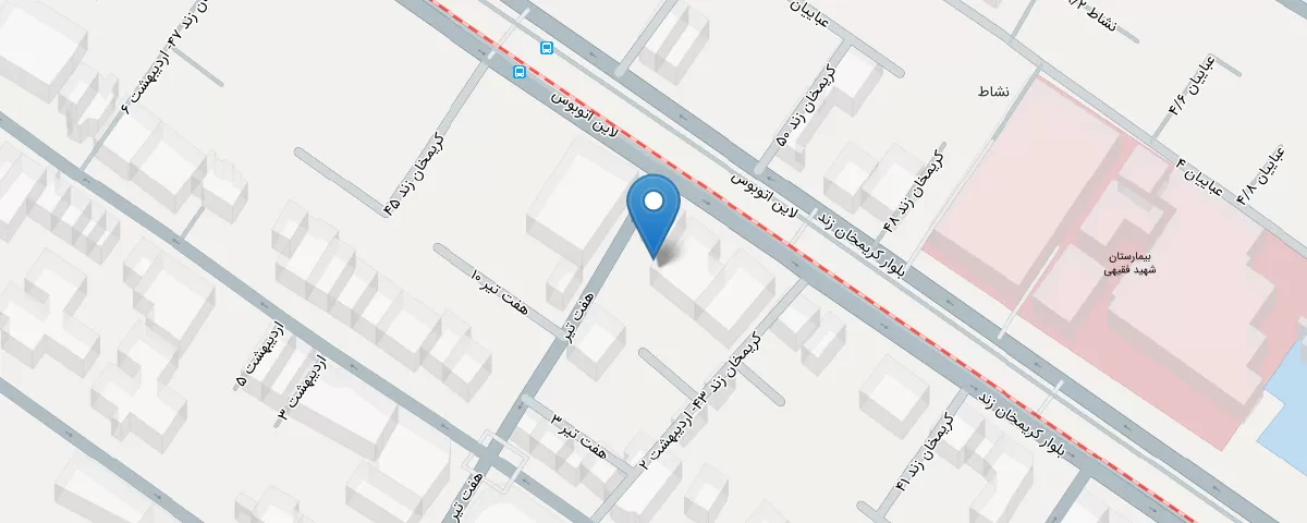 نقشه مطب