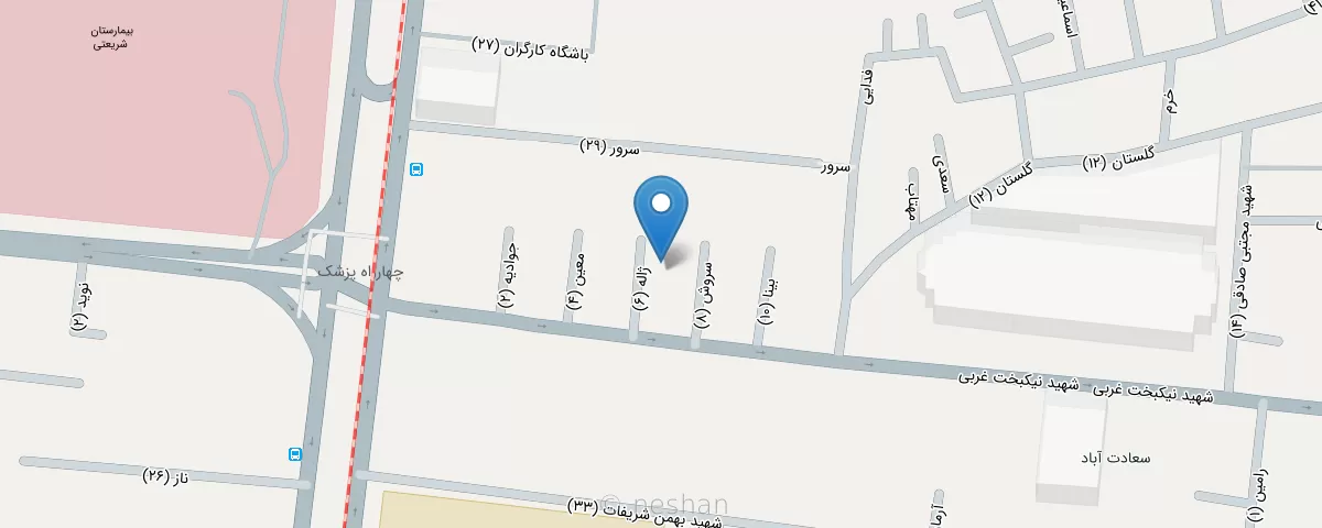 نقشه مطب