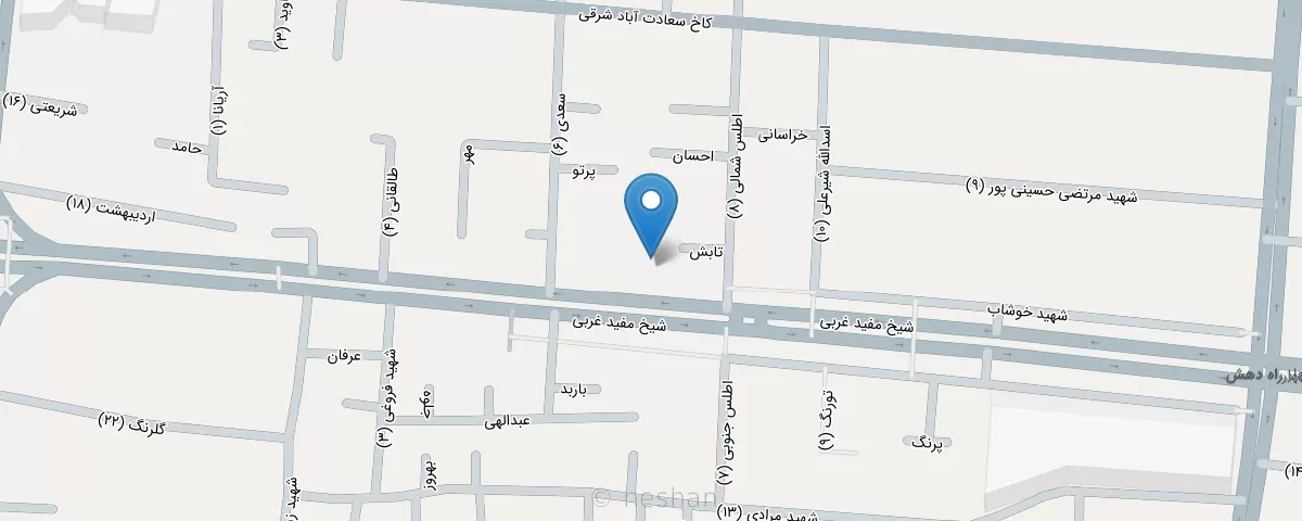 نقشه مطب