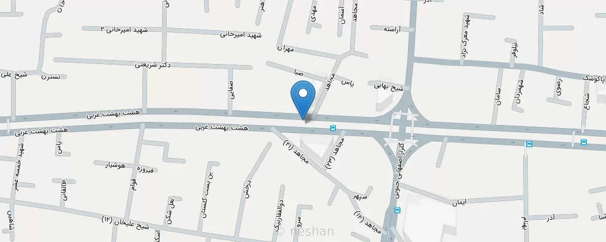 نقشه مطب