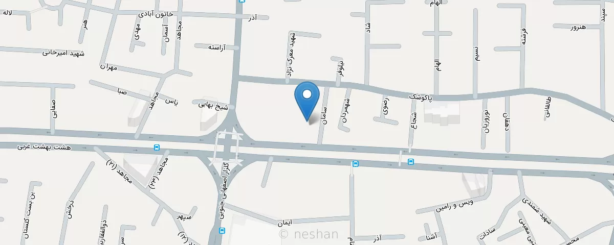 نقشه مطب