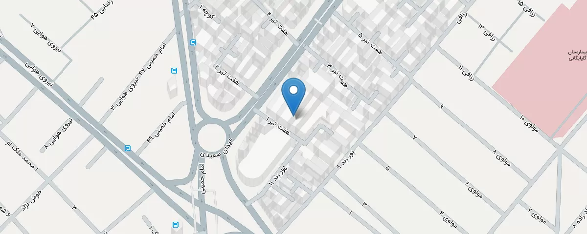 نقشه مطب