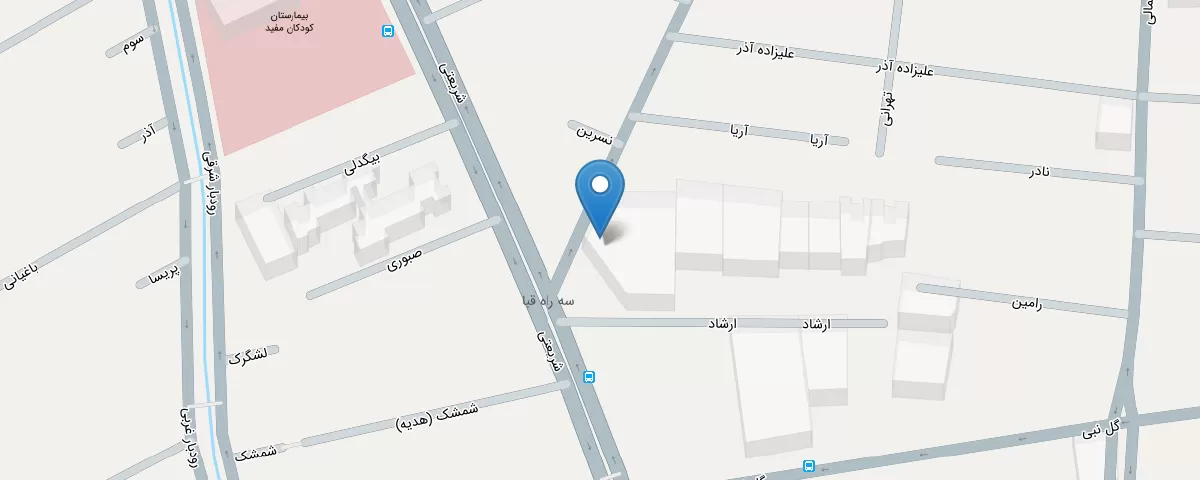 نقشه مطب