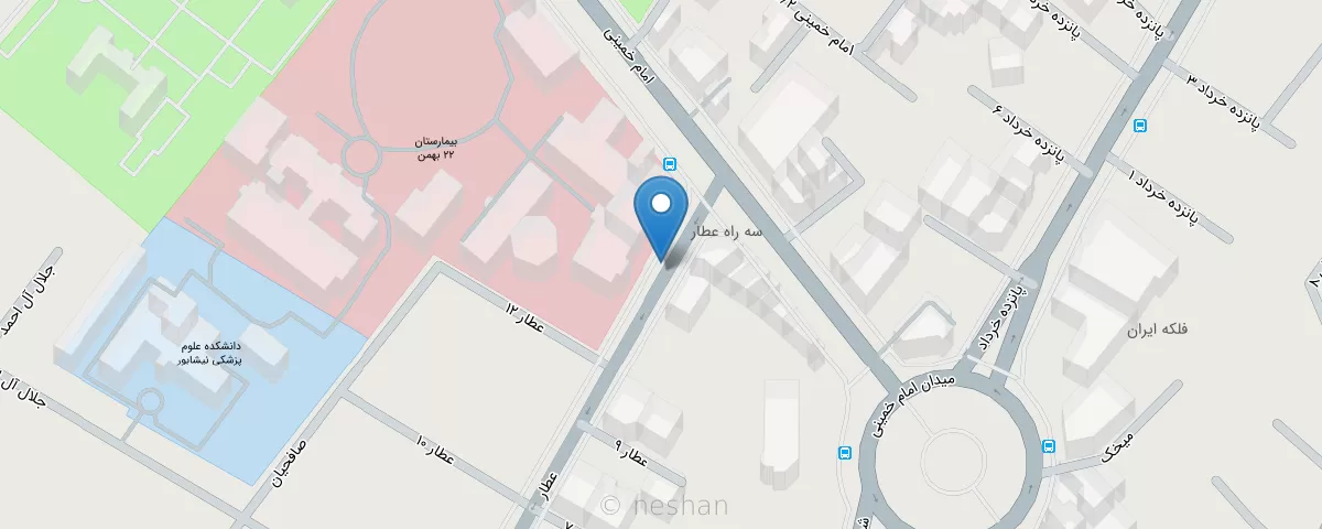 نقشه مطب