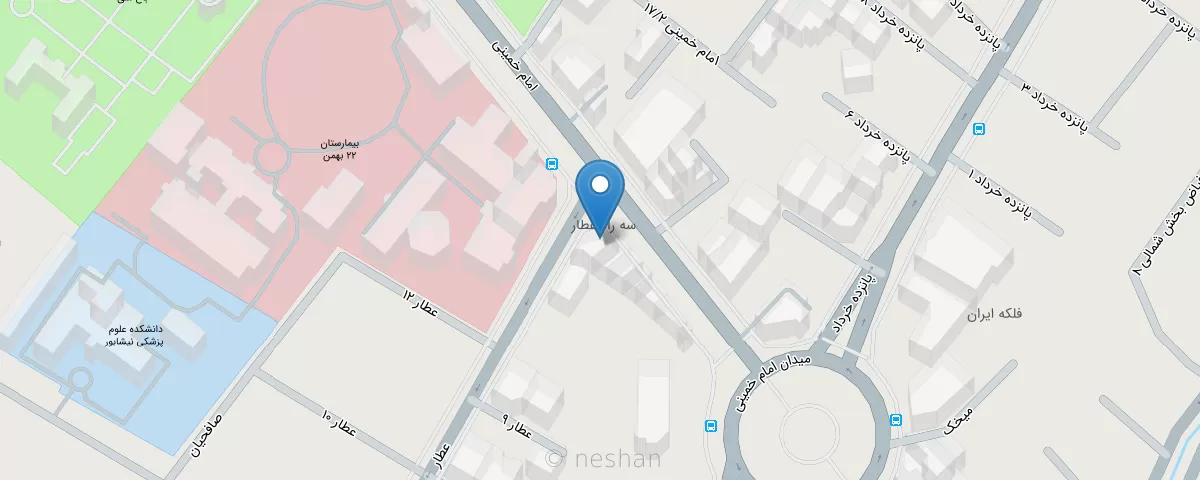 نقشه مطب