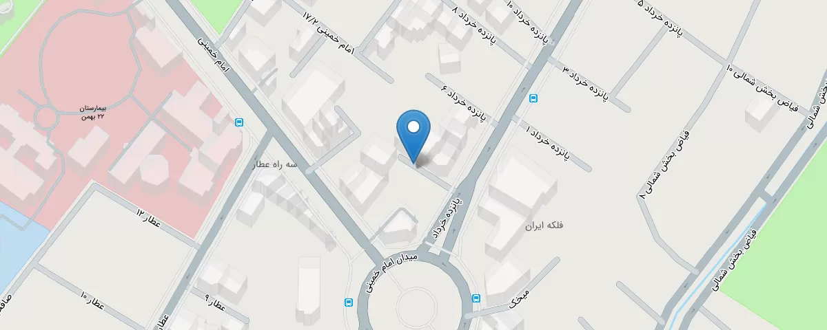 نقشه مطب