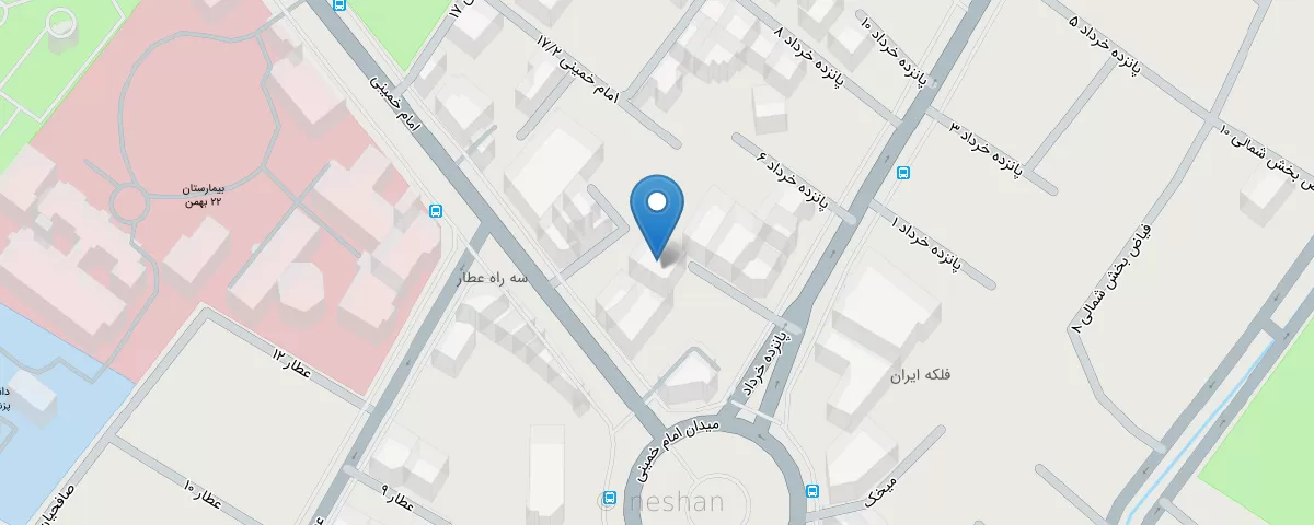 نقشه مطب