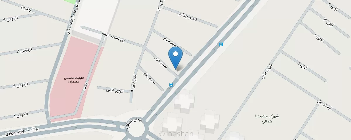نقشه مطب
