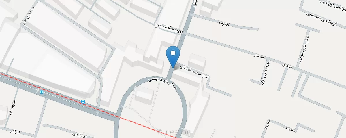 نقشه مطب